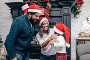 christmas mini session outdoor