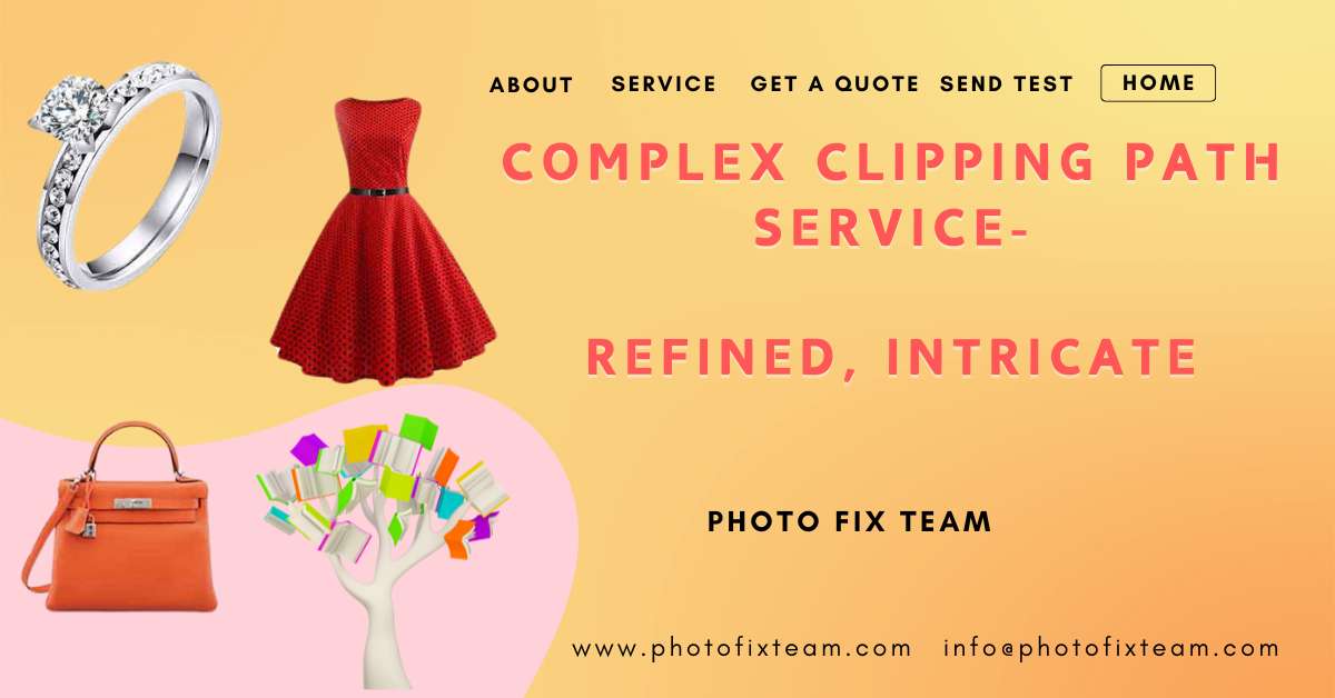 Complex Clipping Path Service- Refined, Intricate