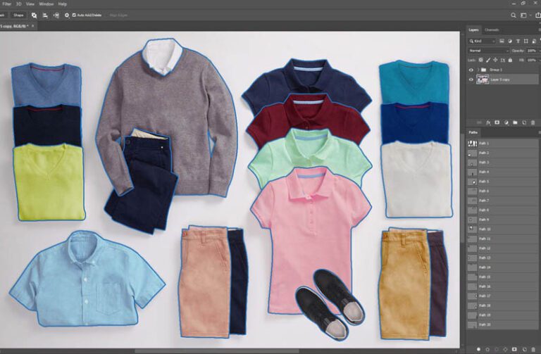 Multi-Clipping Path Services for Fashion Photography
