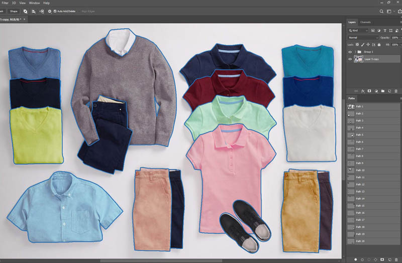 Multi-Clipping Path Services for Fashion Photography Best Clipping Path Service for eCommerce