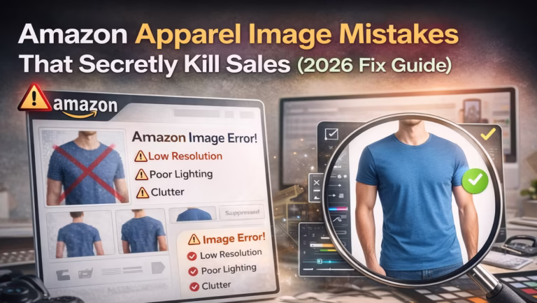 Amazon apparel image mistakes that reduce product visibility and sales in 2026