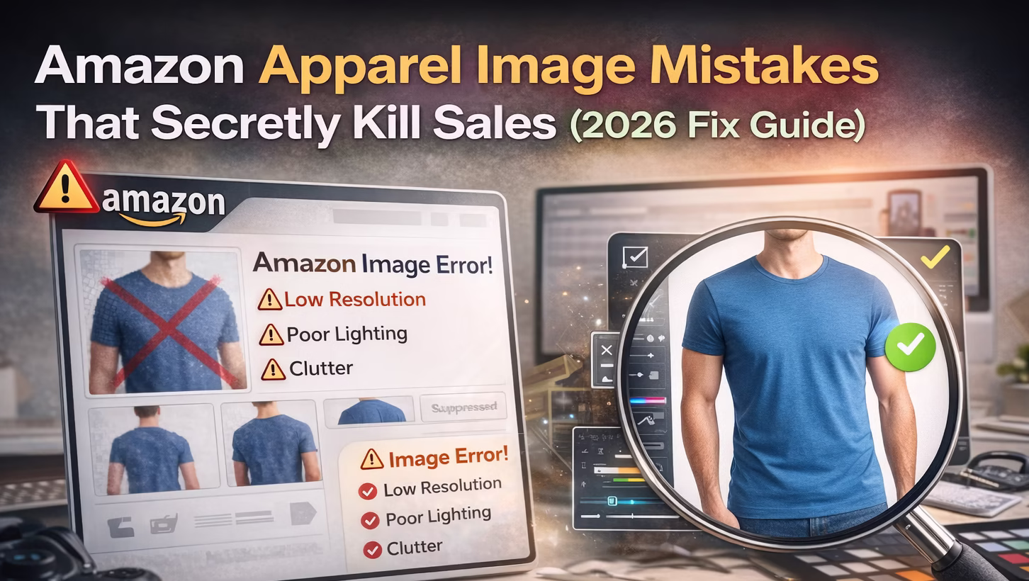 Amazon apparel image mistakes that secretly kill sales in 2026 fix guide