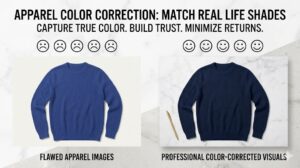 Color Correction for Apparel Photos Match What Customers See in Real Life