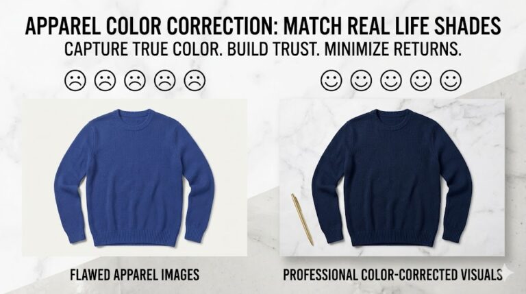 Color Correction for Apparel Photos Match What Customers See in Real Life