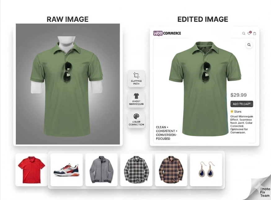 WooCommerce Product Image Editing Services WooCommerce product image editing services